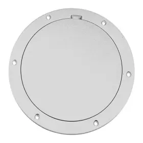 Dp61-w Beckson 8-1/8 Inch O.d. X 6-3/16 I.d. White/smooth Abs Pry-out Deck Plate