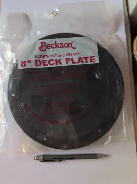 Dp84-b Beckson Oem 8 Inch Deck Plate Ba22