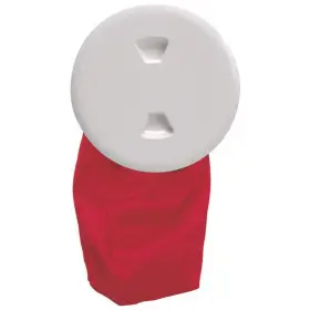 Dp50bw Beckson Marine 5 Inch Stow-away Deck Plate - White W / 12 Bag