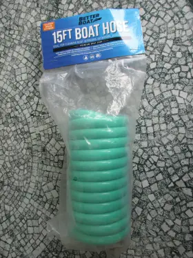 Better Boat 853910007979 15 Ft. Rubber Hose Flexible Durable Collapsible