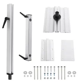 Duo2yj Bfo Adjustable Rv Table Leg 360 Swivel Foldable For Marine Motorhome Aluminum Alloy
