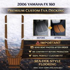 Yfx1602006-seadek-eva-kit Boat Flooring / Deck Mat 2006 Yamaha Fx 160 Eva Decking Seadek Style Marine Kit
