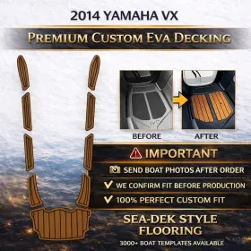 Yvx2014-seadek-eva-kit Boat Flooring / Deck Mat 2014 Yamaha Vx Eva Decking Seadek Style Marine Kit