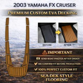 Yz-fxcruiser-2003-eva-deck Boat Flooring / Deck Mat 2003 Yamaha Fx Cruiser Eva Decking Jet Ski Seadek Style Non Slip