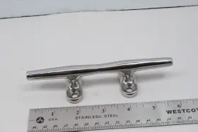 54002 Boaters Sports Stainless Steel 6 Inch Classic Cleat Boat Dock Marine