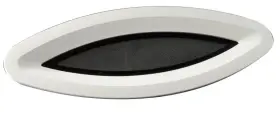 19.511.21 Bomar New Flagship Elliptical Portlight Deck Hatch White Cutout 7 1/4 Inch X 17 7/1