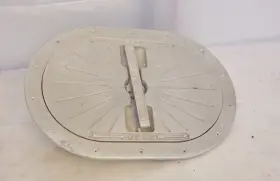 41524 Bomar Commercial Deck Hatch 17 3/4 X 26 Oval Aluminum Cast P/n Ship