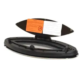 G615-1851 Bomar Boat Elliptical Portlight Window 15 5/8 X 5 1/4 Inch