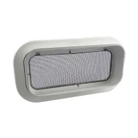 G715-sd Bomar Marine Gray Series 7 Inch X 15 Rectangular Opening Molded Portlight