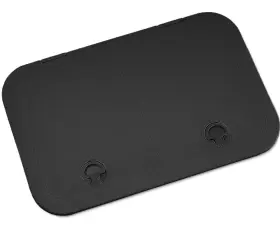 G7812-11 Bomar Gray Series 8 X 12 Rectangle Molded Access Hatch Black #g7812-11