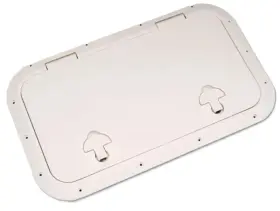 G8812-w Bomar Gray Series 8 X 12 Rectangle Molded Inspection Hatch Stark Wht #g8812-w