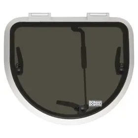N1064-10axwb Bomar Boat D Shape Hatch 16 3/4 X 20 Inch Aluminum