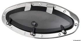 S718mbss Bomar Classic Series 7-7/8 Inch X 18-7/16 Opening Portlight With Trim Ring