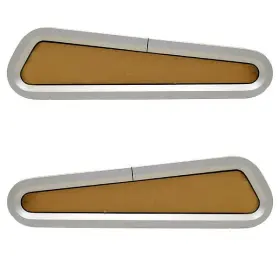 Wfb000347-1 Bomar Boat Fixed Portlight Windows 34 1/2 X 8 Inch Set Of 2