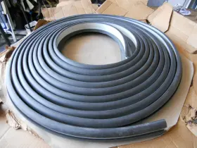F92449 Boston Whaler 696033 Flex Vinyl Rub Rail 2 Inch Hx1-5/8 W Charcoal Gray 54ft Long Boat