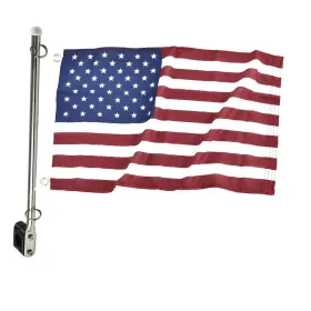 Mc29155137 Brand Marine City Flag Pole Base Bright-polished Attractive Staff With