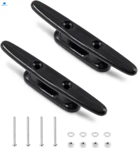 Phituoda0155 Brand Phituoda Boat Cleat Rope Kayak Dock Cleats Ideal For 3 Inch 2pcs Black