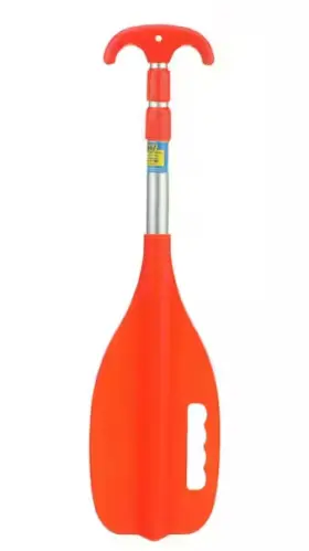 71080 Branded Seachoice Emergency Multi-purpose Telescoping Boat Hook And Paddle Orange 26 Inch