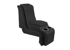 Qccs072red Brothers Trucks Custom Console-sport-black/red Stitching - With Storage