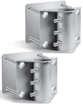 Bsczcl 700937379841 Stainless Steel Dock Side Leg Pipe Holder Heavy Duty Adjustable Post
