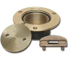 00pdp150w Buck Algonquin Pipe Deck Fill 1-1/2 Inch Waste Bronze