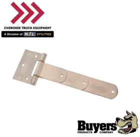 B2423f Buyers Products Company 2.25 X 8 Inch Steel Strap Hinge With 1/2 Pin