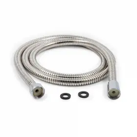 43716 Camco Chrome Reinforced Marine 60 Inch Shower Head Hose With 1/2 Connectors
