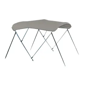 A4669ub-10 Carver By Covercraft 3 Bow 4669u Bimini Top With Boot - Cadet Grey Acrylic Upc