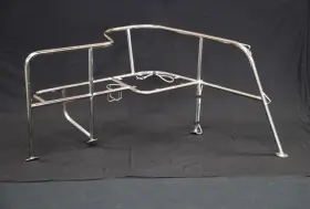 25187-q0061 Catalina Yachts 25187 Q0061 320 Port Side 4-leg Stern Pulpit Rail With Seat And Motor Bar