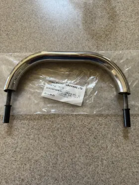 200210e Challenger Hardware Universal Grab Rail 7 7/8 Inch Oval Ss