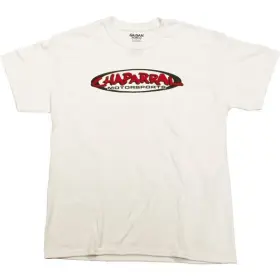 200-1819-w-l Chaparral Oval Tee White Sz L