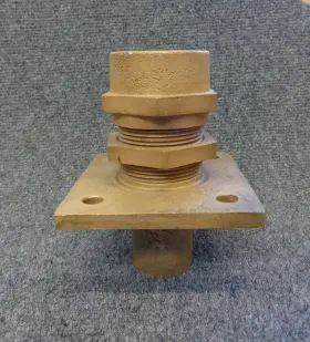 6469 Chris Craft Vintage Bronze Stuffing Box #6469 Off Of 1960 Sea Skiff Boat