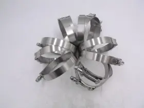 941yl-0400 Clampco 3 3/4 Inch X 4 Stainless Steel T-bolt Hose Clamp