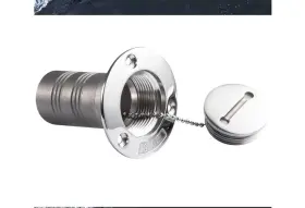 Tkc-38-ys Cnraqr 1.5 Inch Boat Fuel Deck Filler For Gas/fuel/diesel/water/waste Fill With Key