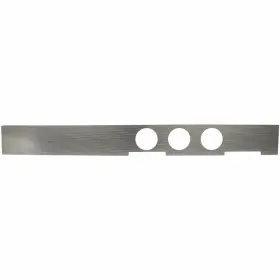 406533 Cobalt Boats Boat Blank Gauge Panel Silver Aluminum