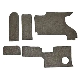 406763 Cobalt Boats Boat Snap-in Deck Mats Gray Woven Vinyl Set Of 5