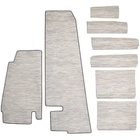 406810 Cobalt Boats Boat Woven Vinyl Cockpit Mats Snaps Gray Kit