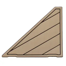 406947 Cobalt Boats Boat Entry Step Mat 18 7/8 X 22 1/2 Inch Beige Striped