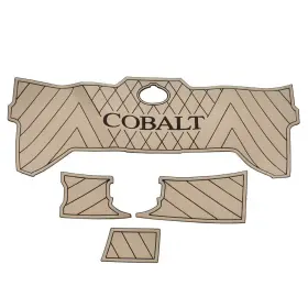 407633 Cobalt Boats Boat Non-skid Deck Mats Champagne Set Of 4