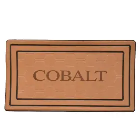 409809 Cobalt Boats Boat Non-skid Deck Mat With Logo 20 3/8 Inch Mocha