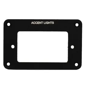 502293bl Cobalt Boats Boat Blank Accent Lights Switch Panel Black Aluminum