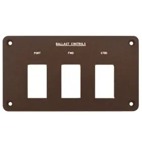 503119wb Cobalt Boats 603119wb Boat Blank Switch Panel Brown Aluminum