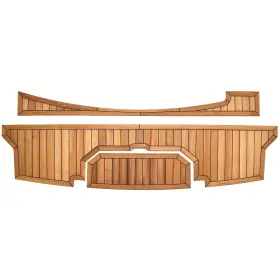 605622 Cobalt Boats 2020 A29 Boat Swim Platform Panels Teak Wood Kit