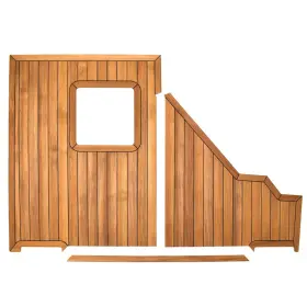 407301 Cobalt Boats Ba3728 Boat Cockpit Flooring A36 2020 Teakwood 3 Pc