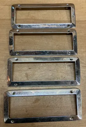 Af-1683 Correctcraft Correct Craft 1950s Atom/rocket Skiers Step Pad Frames Original Oem Set Of 4
