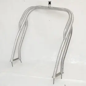 8905291 Crest Pontoons Pn Pontoon Boat Ski Tow Pylon Brushed Aluminum - Discolored
