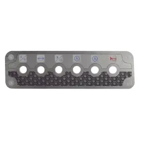 V2812500 Cruisers Yachts Boat Blank Switch Panel 6-button Aluminum