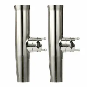 2xam21-6578s Dasmarine 2pcs Tournament Style Clamp On Boat Fishing Rod Holder 1 Inch To 1-1/4 Rail Mount