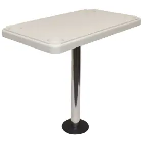 12-1107c Detmar Boat Rectangular Table Kit Off White Flush Mount