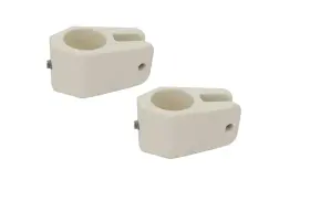 F40-0878wn-1 Diy Marine 7/8 Inch Bimini Top Jaw Slide White Nylon- Great Price Lot Of 2